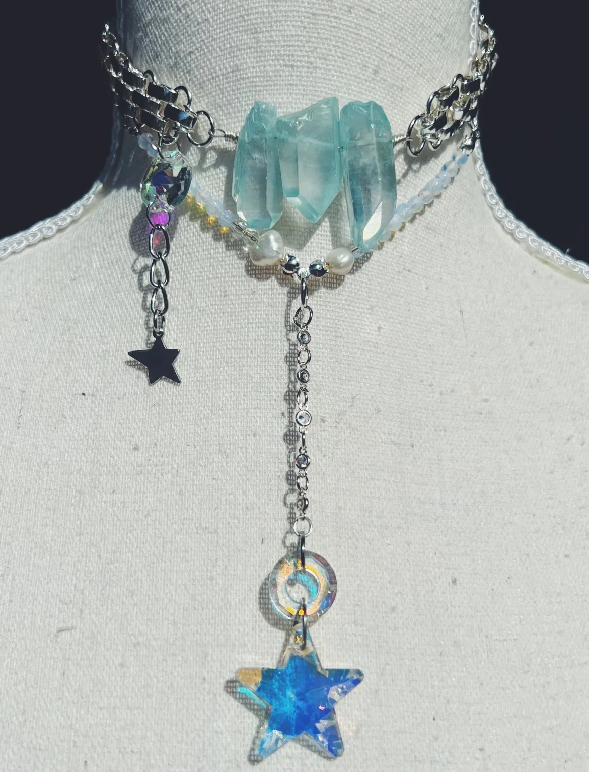 Aqua Star Necklace
